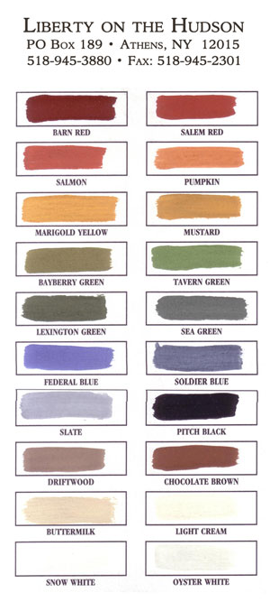 Milk Paint Color Chart